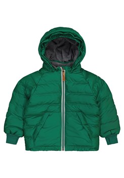 Mikk-Line PU puffer jacket - Evergreen